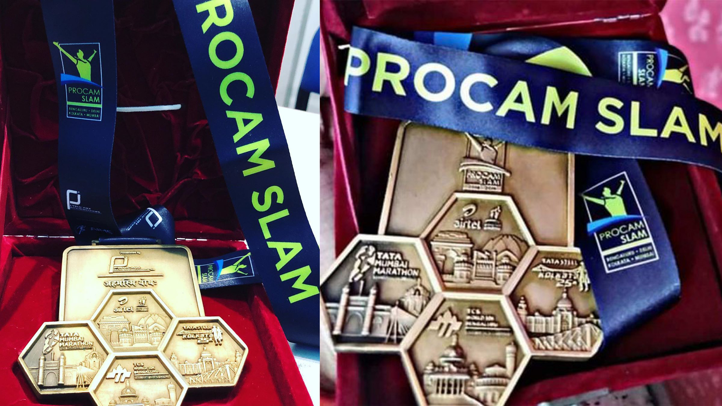 Procam Slam medal featuring engraved icons of TMM, VDHM, TSK25K, and TCSW10K — product design, brand alignment, and creative direction